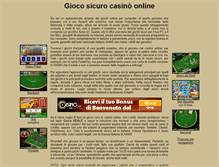 Tablet Screenshot of giocosicuro.org